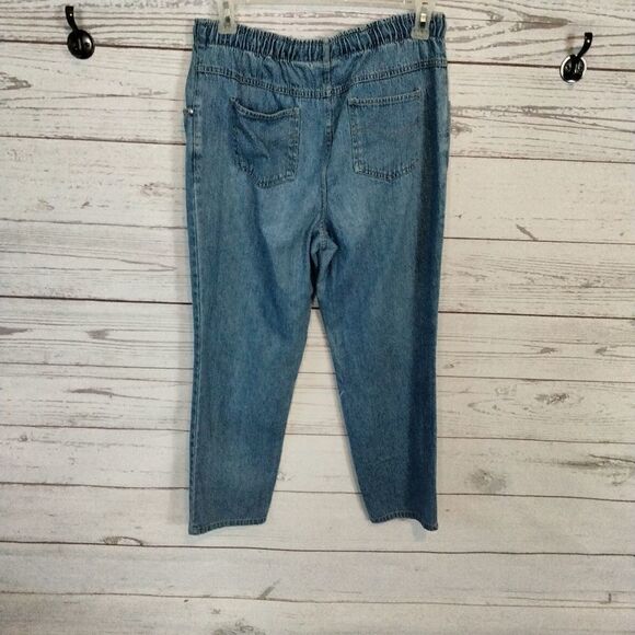 "Blassport" woman's stretch waist jeans - Picture 3 of 7